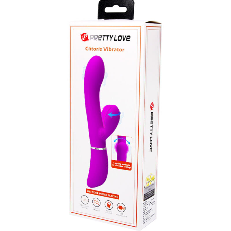 Vibratore Rabbit Punto G Pretty Love — Silicone, Doppia Stimolazione