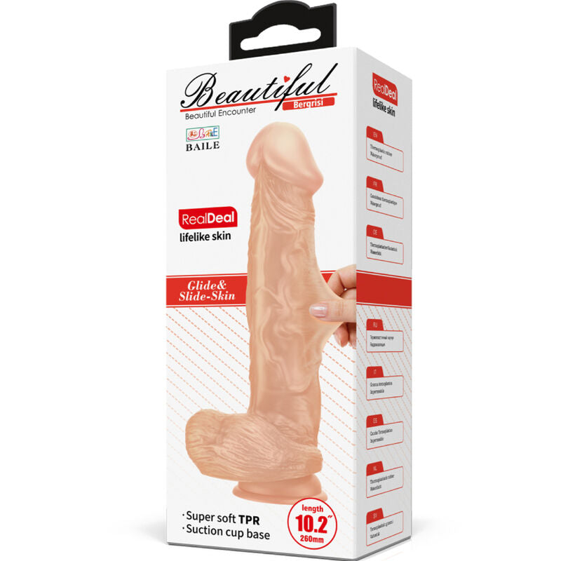 Dildo Realistico Flessibile Baile Bellissimo Incontro — 26 cm