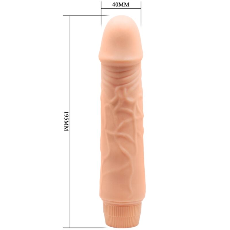 Dildo Realistico Vibrante Baile Barbara — PVC, 19,5 cm