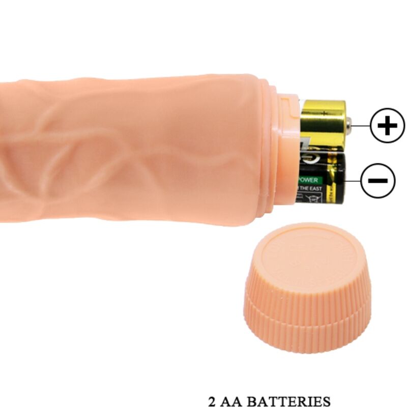 Dildo Realistico Vibrante Baile Barbara — PVC, 19,5 cm