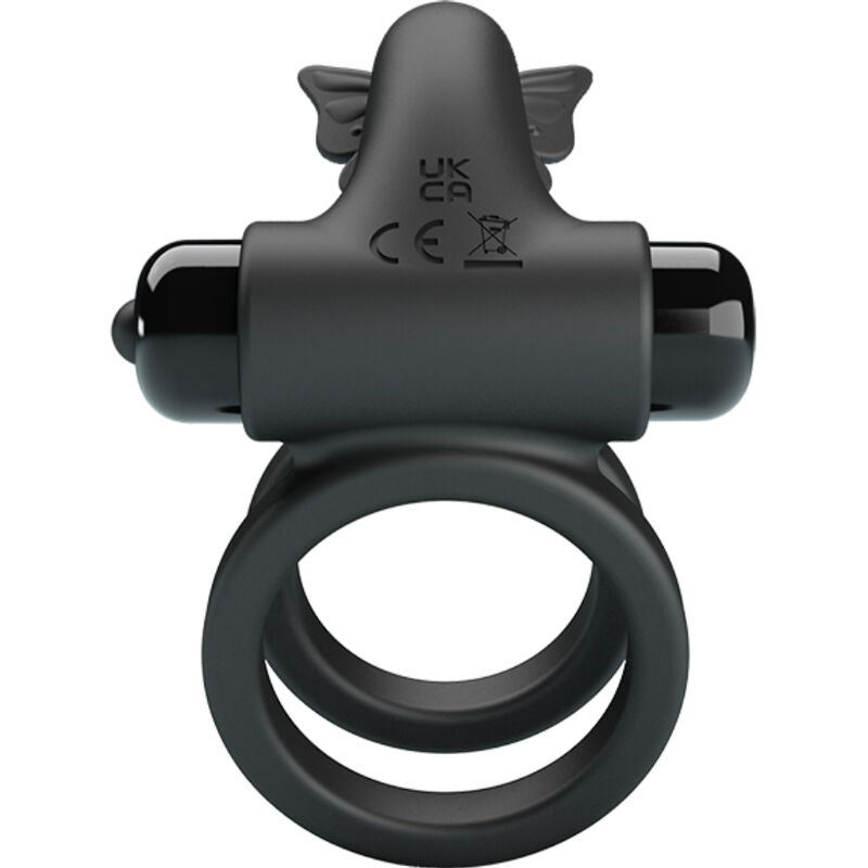 Anello Fallico Vibrante Doppio Pretty Love — Silicone, 10 Funzioni