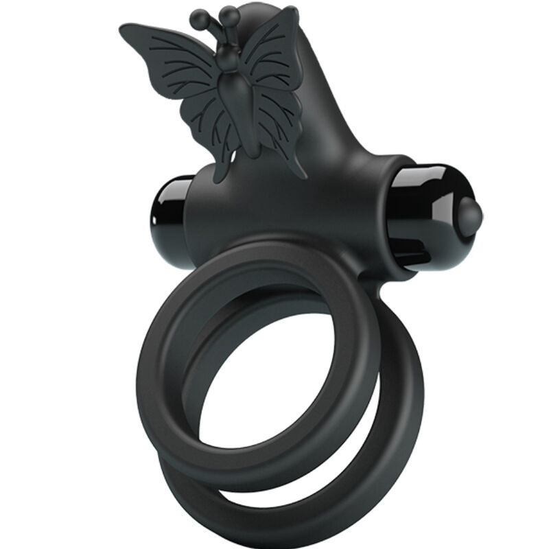 Anello Fallico Vibrante Doppio Pretty Love — Silicone, 10 Funzioni