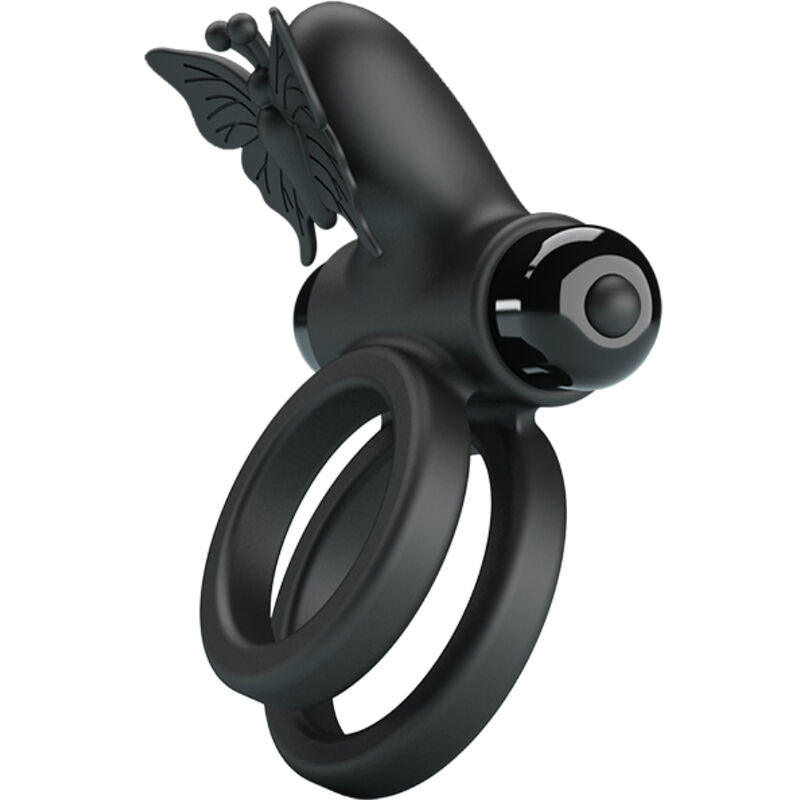 Anello Fallico Vibrante Doppio Pretty Love — Silicone, 10 Funzioni