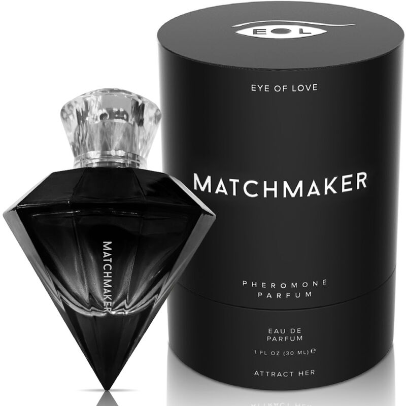 Profumo con Feromoni da Uomo Eye of Love Matchmaker Black Diamond — 30 ml