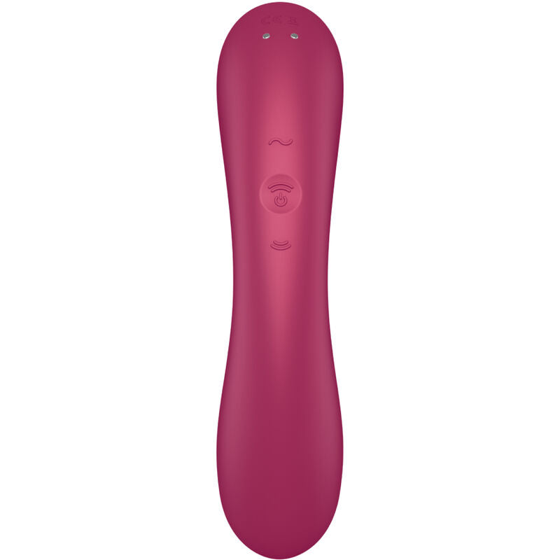 Stimolatore Rabbit 3 in 1 Satisfyer Curvy Trinity 1 — Rosso