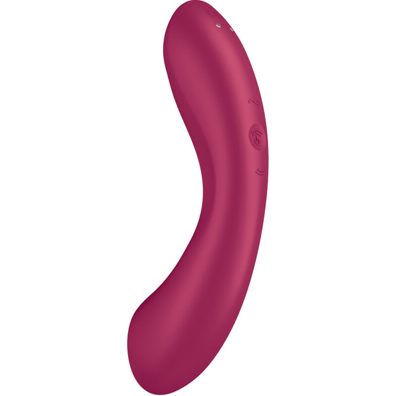 Stimolatore Rabbit 3 in 1 Satisfyer Curvy Trinity 1 — Rosso
