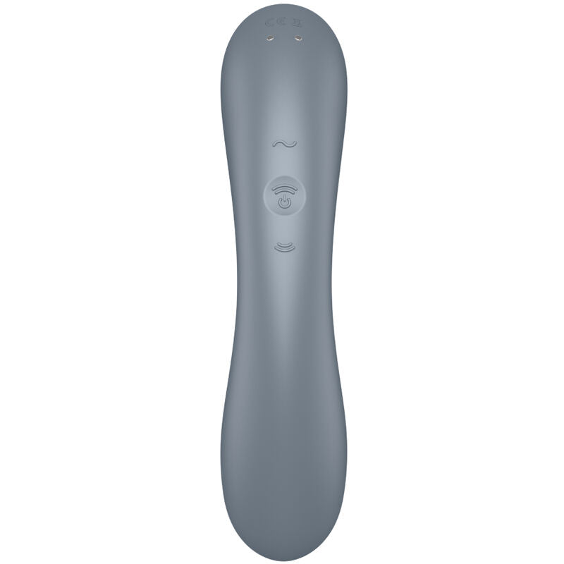 Stimolatore Vulvare 3 in 1 Satisfyer Curvy Trinity 1 — Grigio