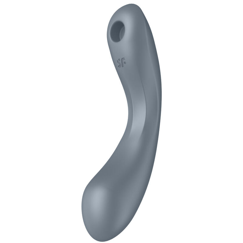 Stimolatore Vulvare 3 in 1 Satisfyer Curvy Trinity 1 — Grigio