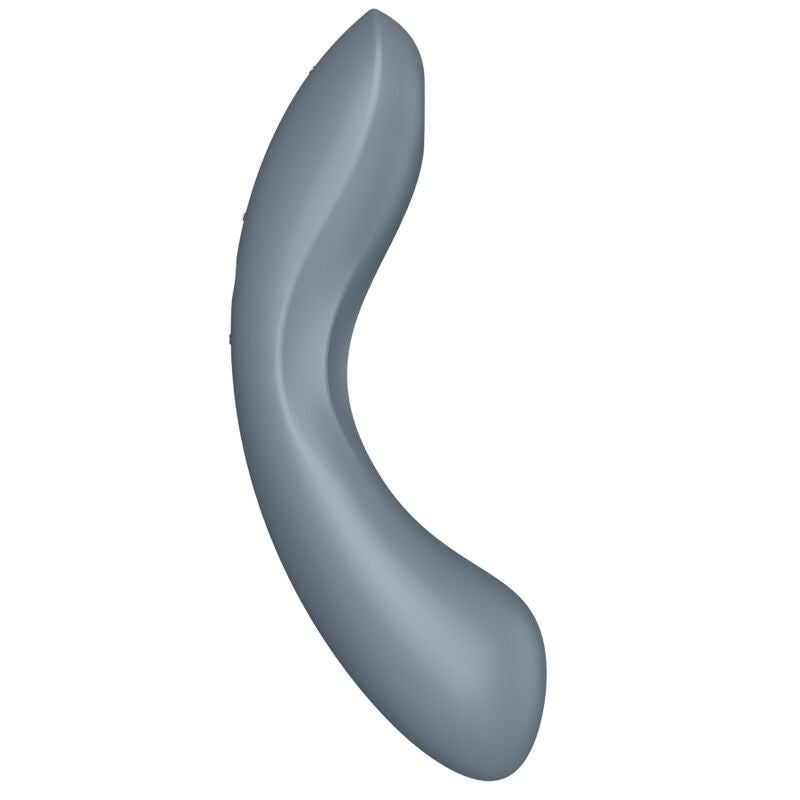 Stimolatore Vulvare 3 in 1 Satisfyer Curvy Trinity 1 — Grigio