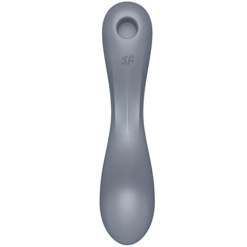 Stimolatore Vulvare 3 in 1 Satisfyer Curvy Trinity 1 — Grigio