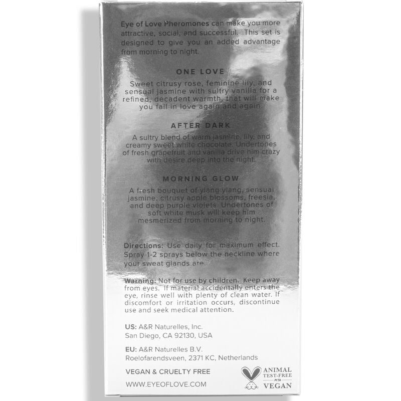Profumo con Feromoni Eye of Love — Set 3 x 10 ml