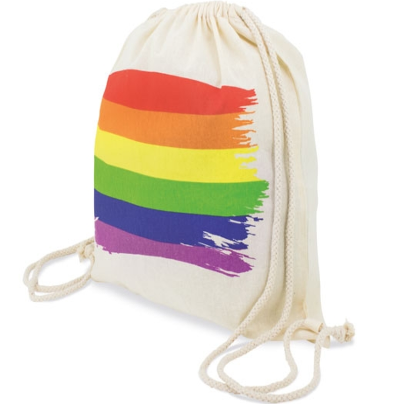 Zaino con Bandiera LGBT Pride — Cotone