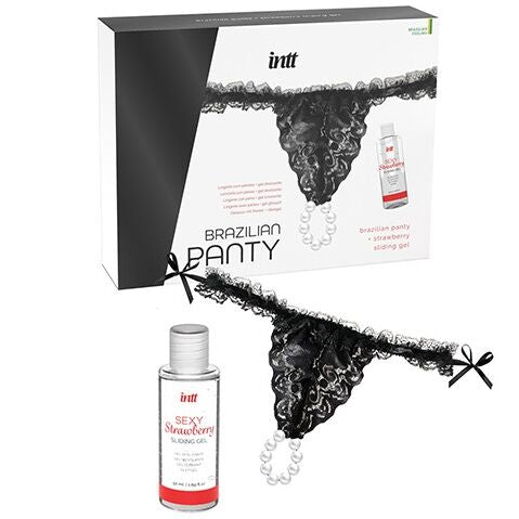 Lingerie con Perle e Gel Lubrificante Intt Releases — 50 ml