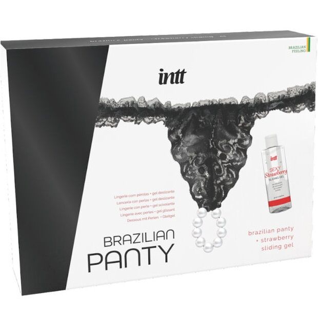 Lingerie con Perle e Gel Lubrificante Intt Releases — 50 ml