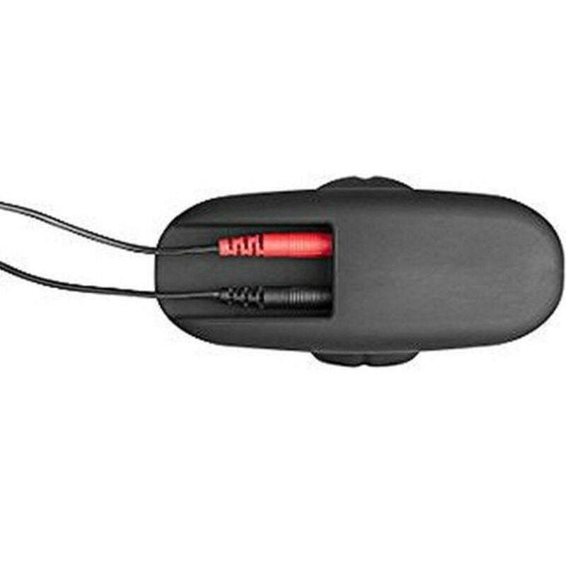 Plug Anale E-Stim Electrastim Silicone Noir Rocker — Grande