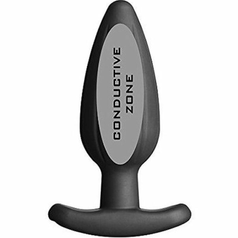 Plug Anale E-Stim Electrastim Silicone Noir Rocker — Grande