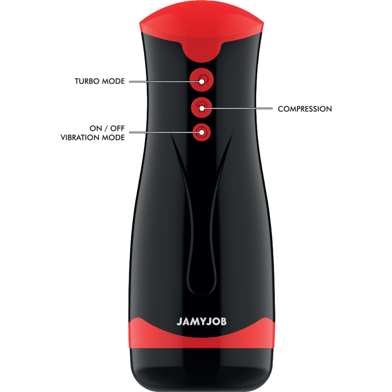 Masturbatore Maschile Vibrante Jamyjob Jango — Compressione