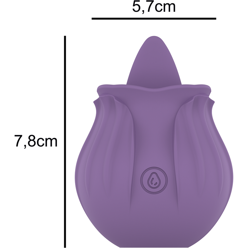 Stimolatore Clitoride 10 Vibrazioni Intense Viola Cl Toris — Lilla