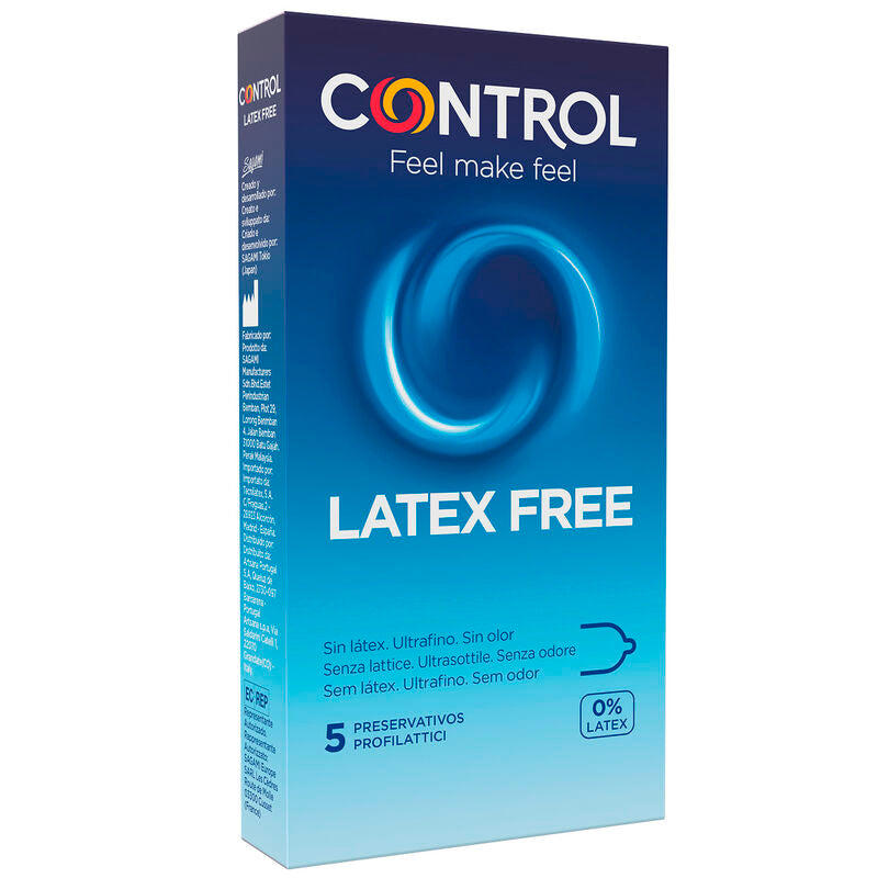 Preservativi Senza Lattice Control Free — Poliuretano, 5 Pezzi