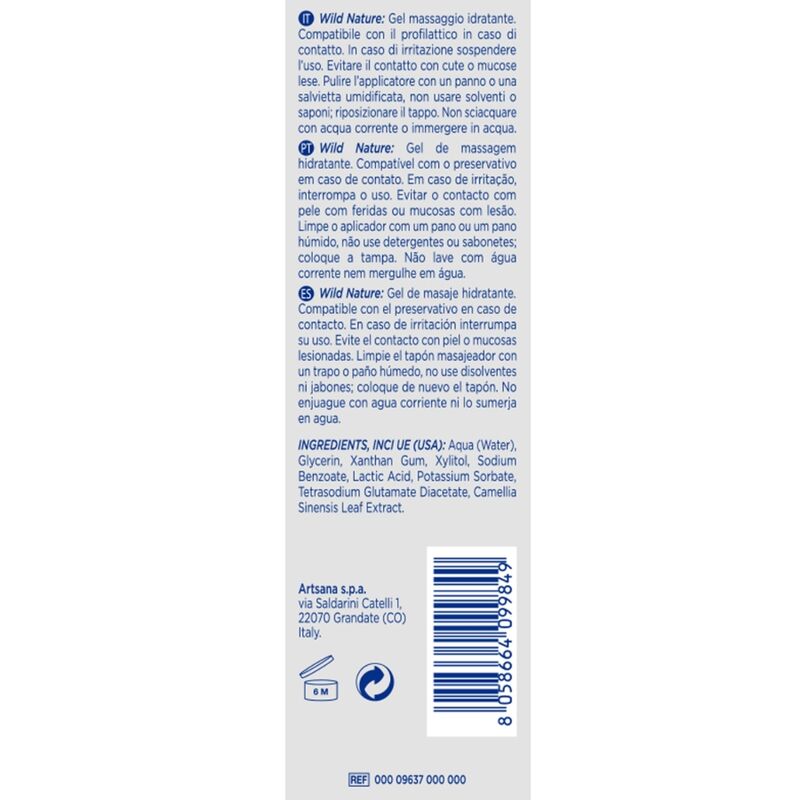 Olio da Massaggio Erotico Control Wild Nature 3 in 1 — 200 ml