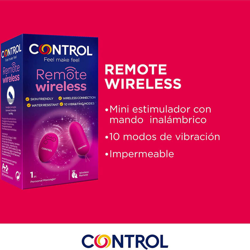 Vibratore Telecomandato Wireless Control Remote — Stimolatore Intimo