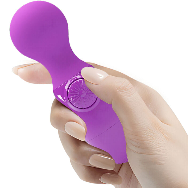 Vibratore Wand Compatto Pretty Love Wonder Mini — Viola