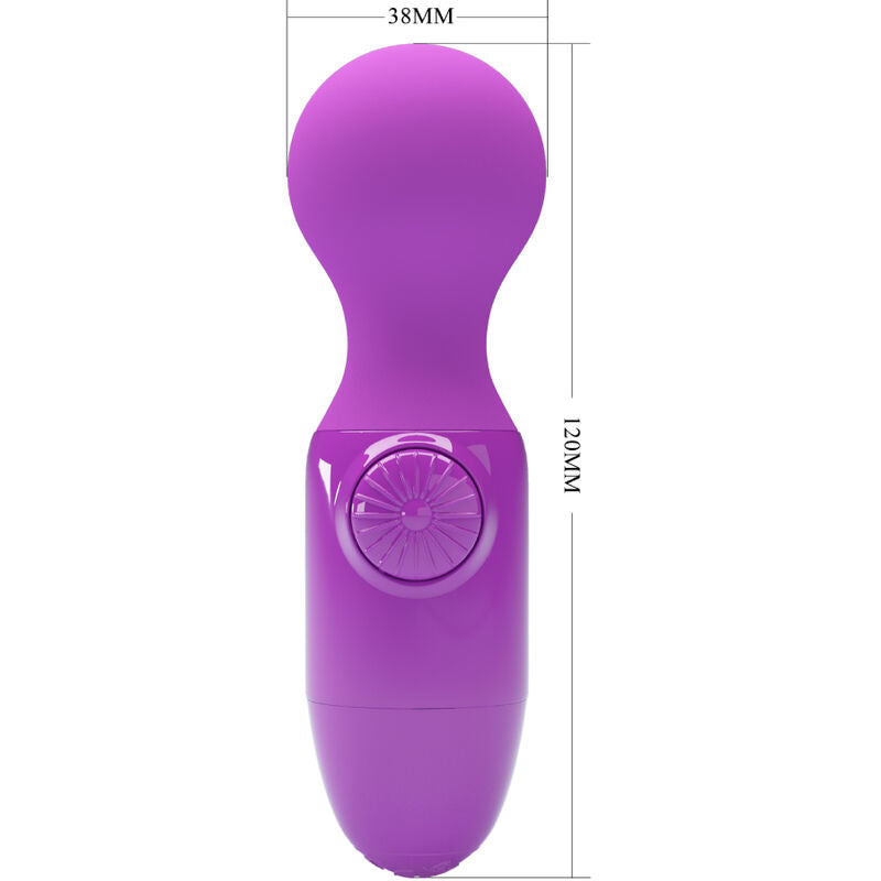 Vibratore Wand Compatto Pretty Love Wonder Mini — Viola