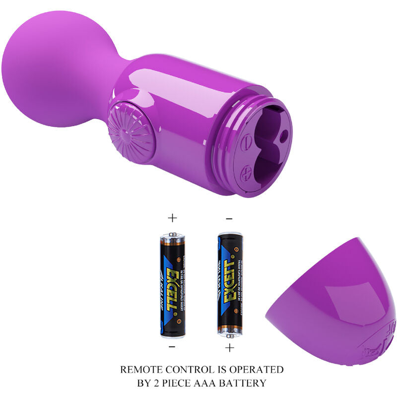 Vibratore Wand Compatto Pretty Love Wonder Mini — Viola