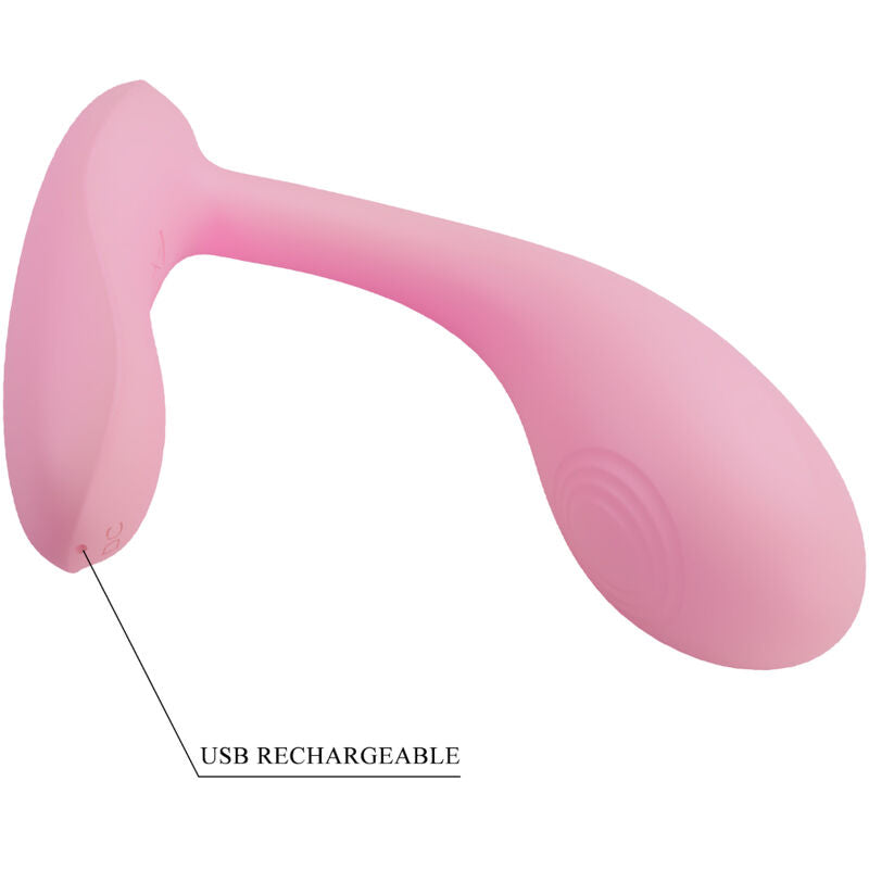 Vibratore Punto G App Pretty Love Baird — 12 Vibrazioni, Rosa