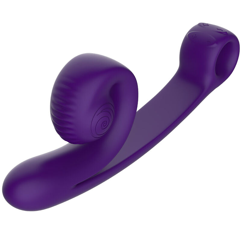 Vibratore Rabbit Snail Vibe Curve — Punto G e Clitoride, Viola