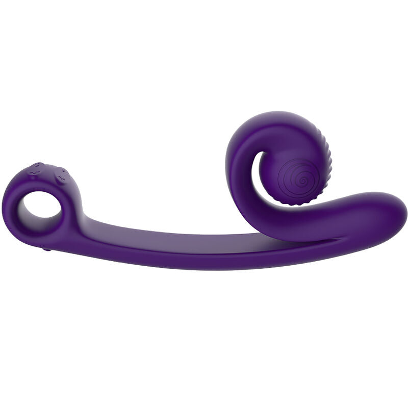 Vibratore Rabbit Snail Vibe Curve — Punto G e Clitoride, Viola