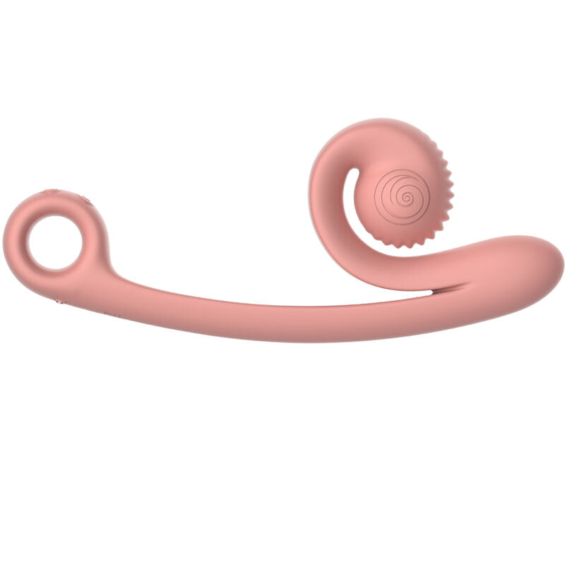 Vibratore Rabbit Punto G Snail Vibe Curve — Silicone, Arancione