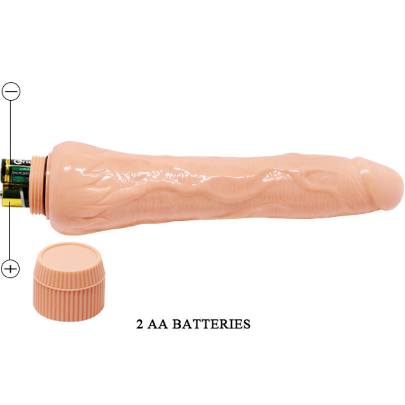 Dildo Realistico Vibrante Baile Barbara — TPR, 25 cm