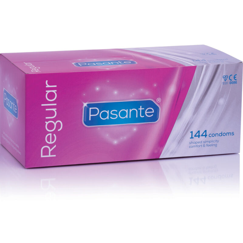 Preservativi Regolari Pasante — 144 Unità, 54 mm