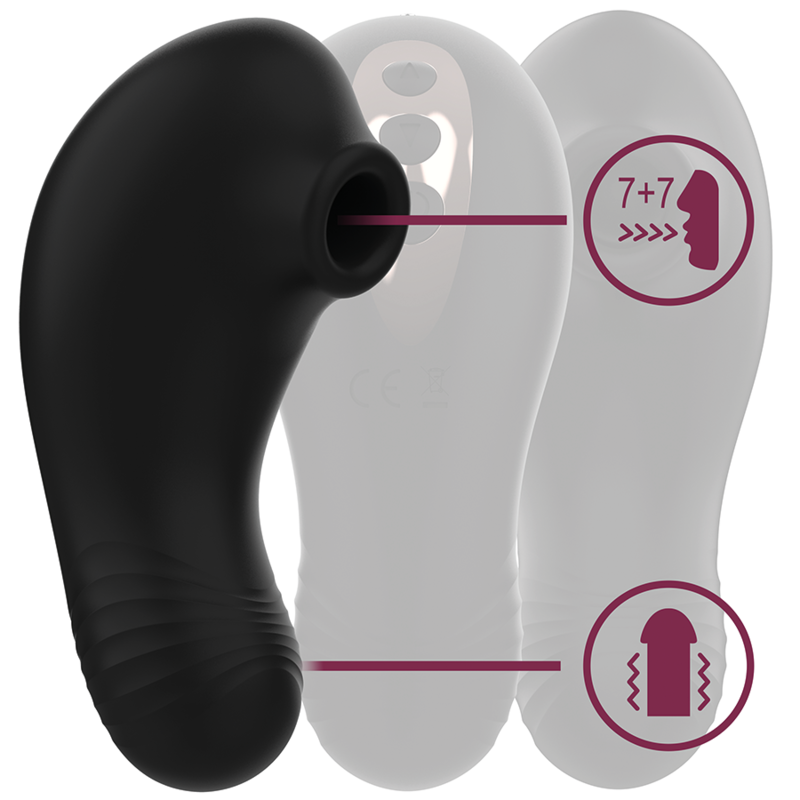 Stimolatore Clitoride Rithual Shushu Pro — 2 Motori, 11 cm