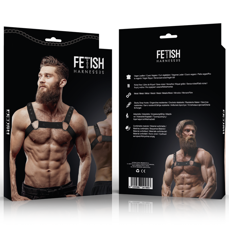 Imbracatura per il Petto Fetish Submissive Attitude — Neoprene