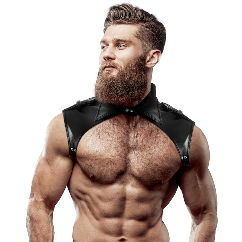 Imbracatura Petto BDSM Fetish Submissive Attitude Brigade — Ecopelle