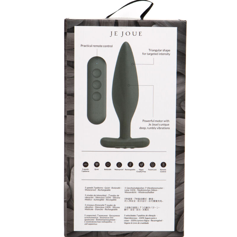 Plug Anale Vibrante Je Joue Egon — Silicone, Punto P/G