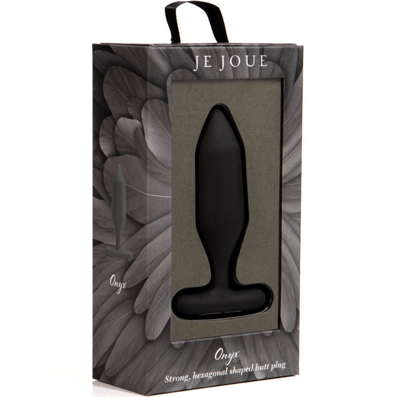 Plug Anale Vibrante Je Joue Onyx — Silicone, Nero