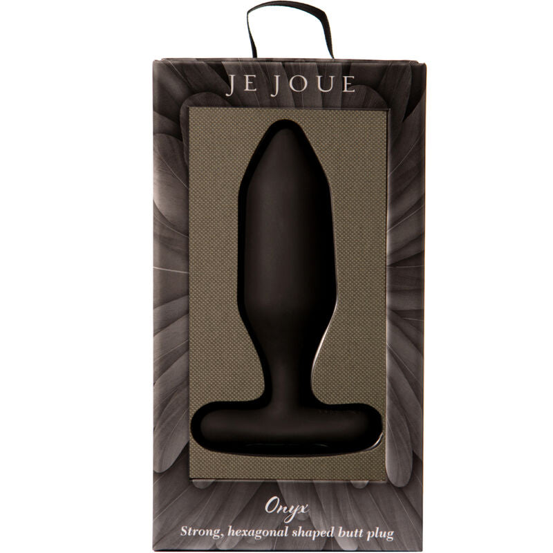 Plug Anale Vibrante Je Joue Onyx — Silicone, Nero
