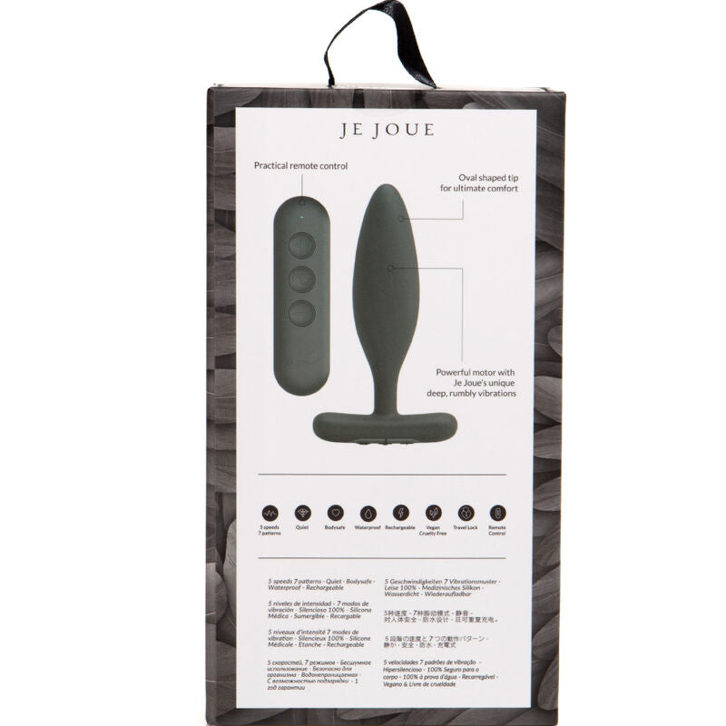 Plug Anale Vibrante Je Joue Vesta — Silicone, Nero