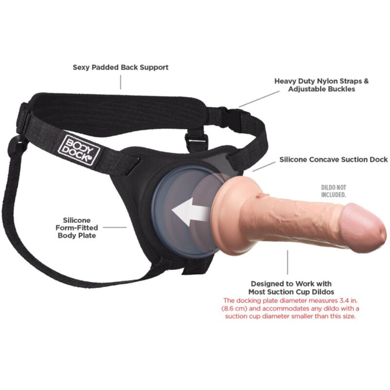 Imbracatura Strapless Pipedreams Body Dock Elite — Silicone