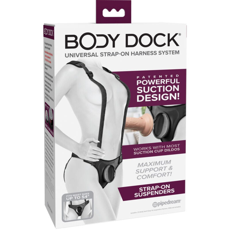 Imbracatura Strapless Pipedreams Body Dock — Bretelle Regolabili