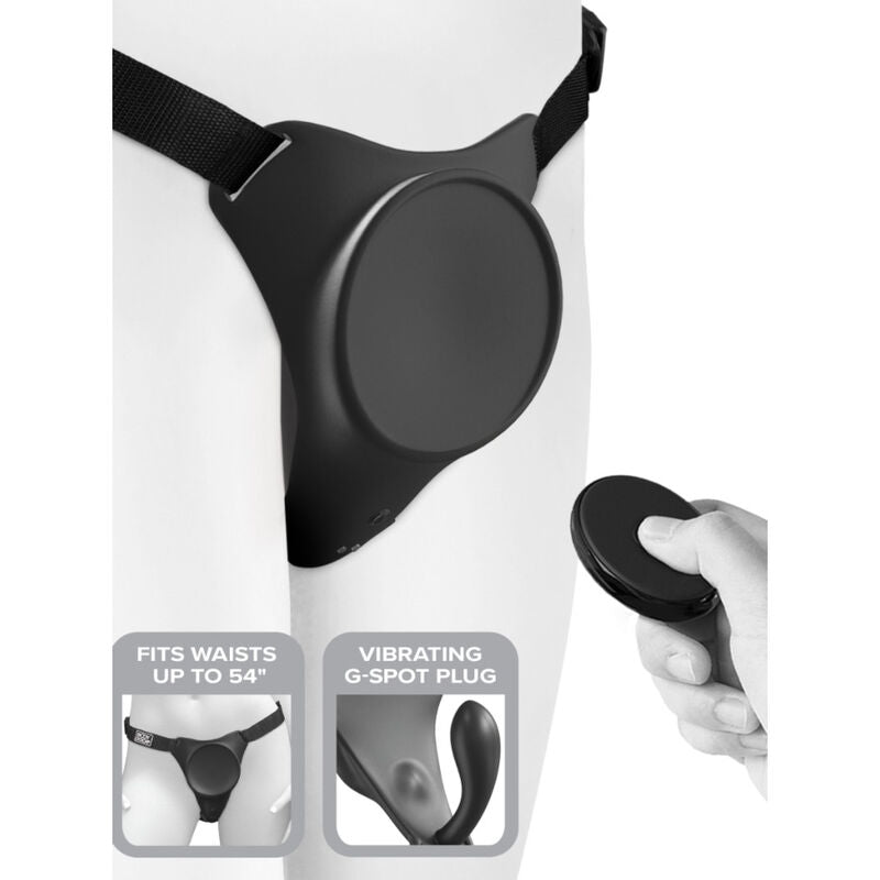 Imbracatura Strapless Vibrante Pipedreams Body Dock G-Spot Pro