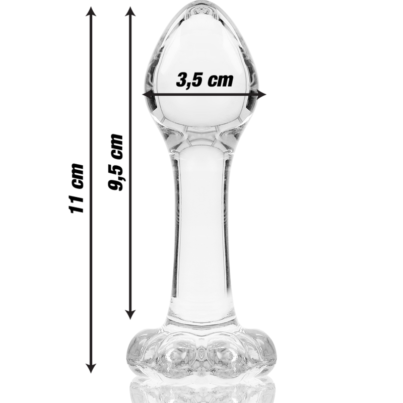 Plug Anale in Vetro Borosilicato Nebula by Ibiza — Modello 2