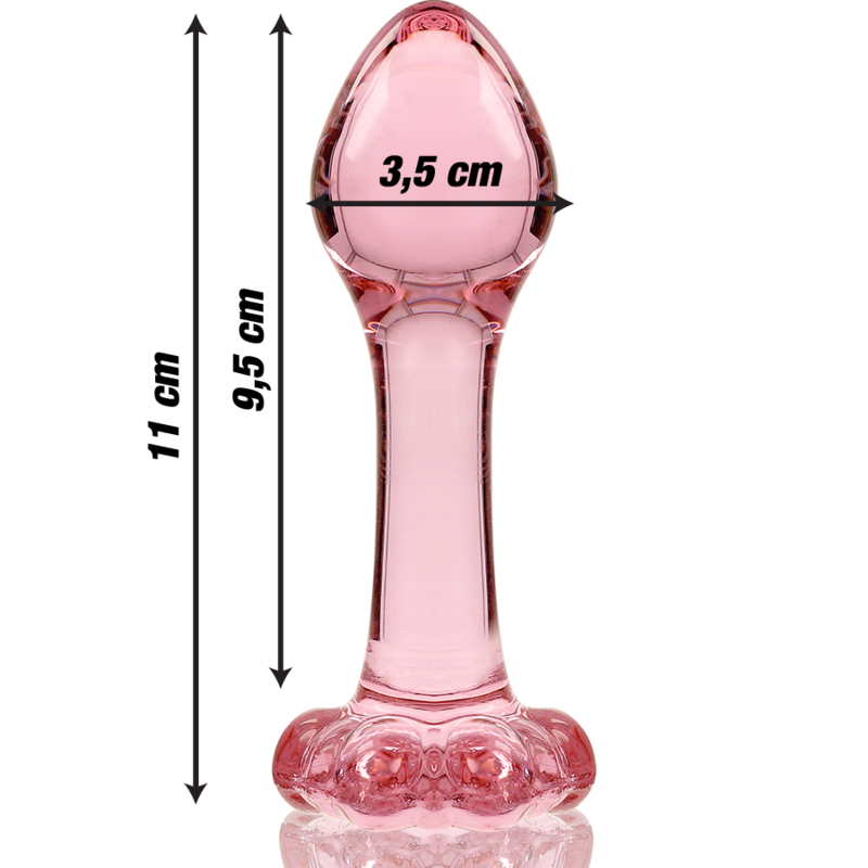 Plug Anale in Vetro Borosilicato Nebula Series Modello 2 — 11 cm
