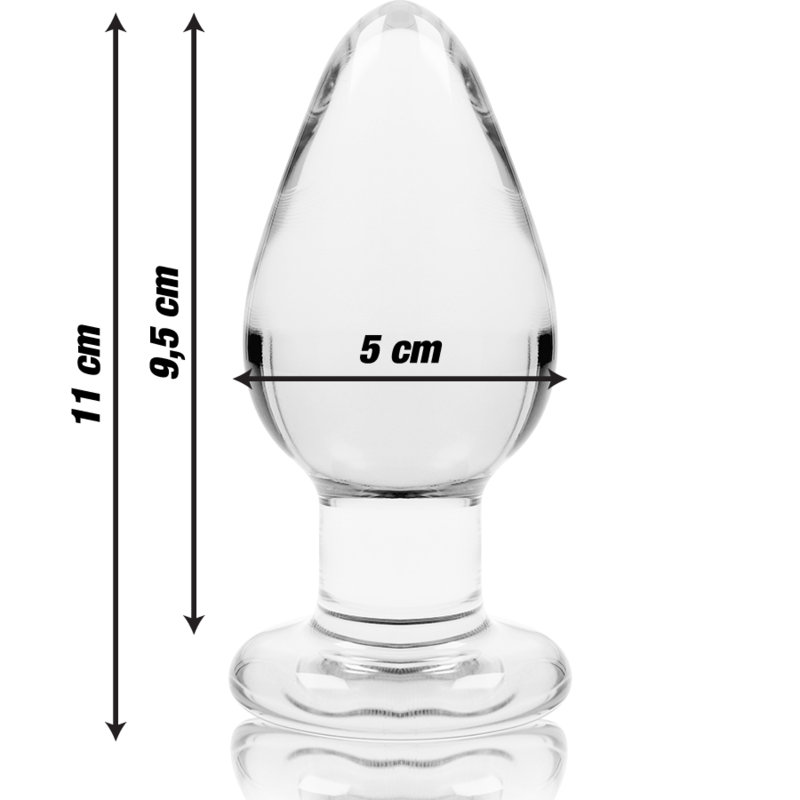 Plug Anale in Vetro Borosilicato Nebula Series Modello 3 — 11 cm