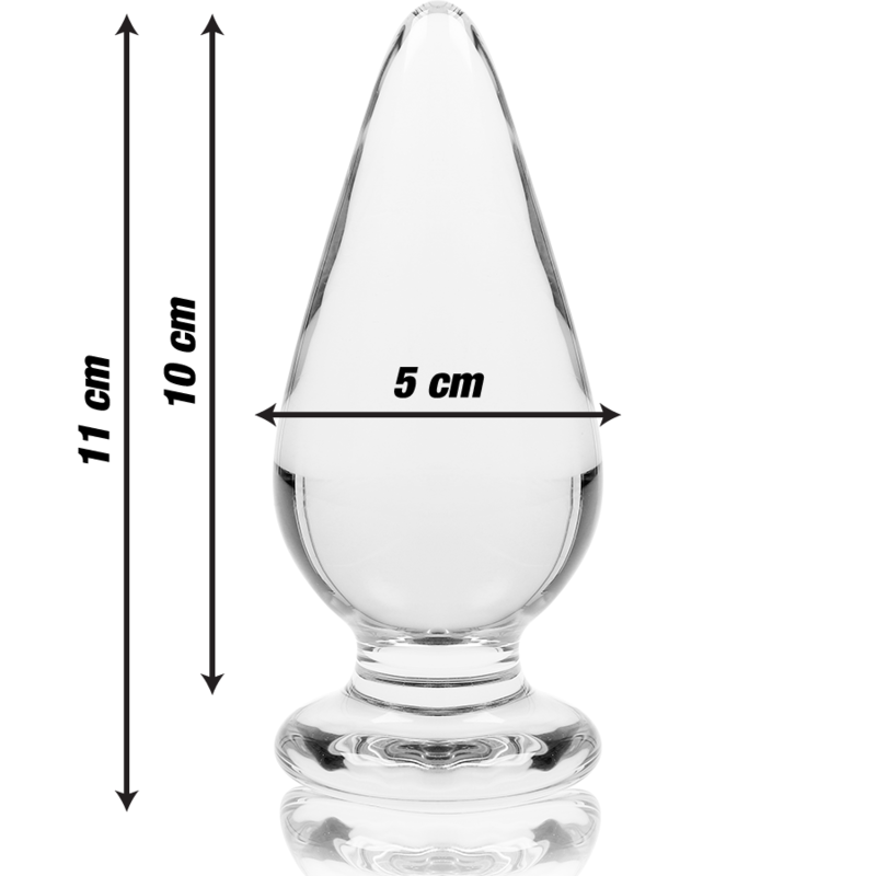 Plug Anale in Vetro Borosilicato Nebula by Ibiza — Mod. 4