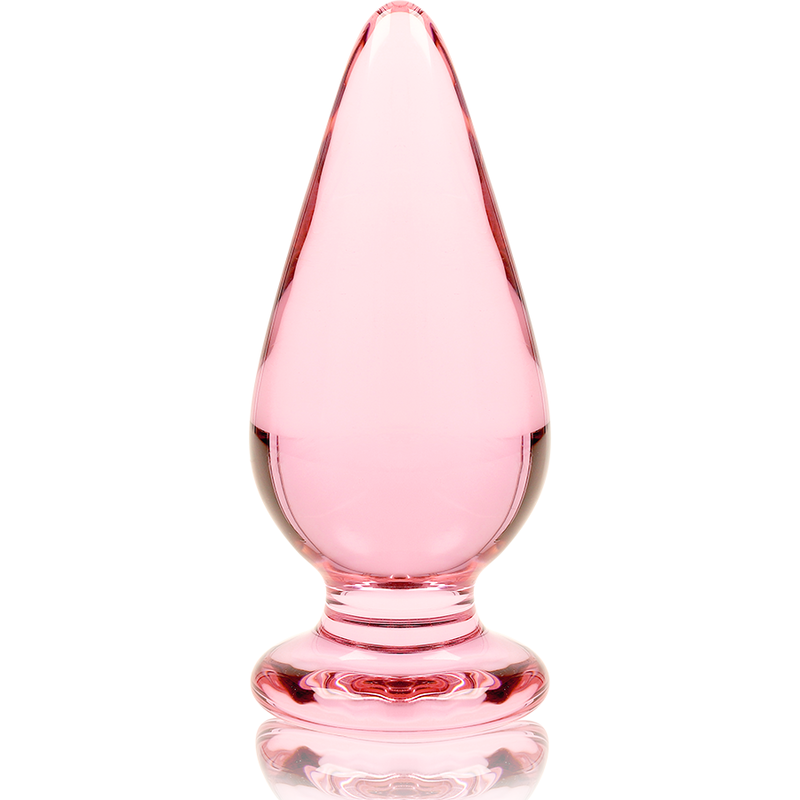 Plug Anale in Vetro Borosilicato Nebula Series Modello 4 — Rosa