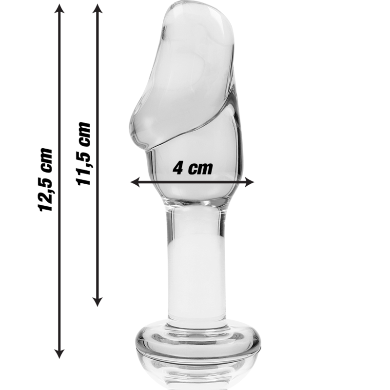 Plug Anale in Vetro Borosilicato Nebula Series Modello 6 — 12,5 cm